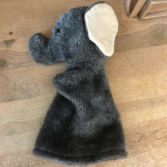 Vintage Omega Puppet Shop Elephant 1984 Gray 12” Tall Teacher Therapist - Picture 4 of 8